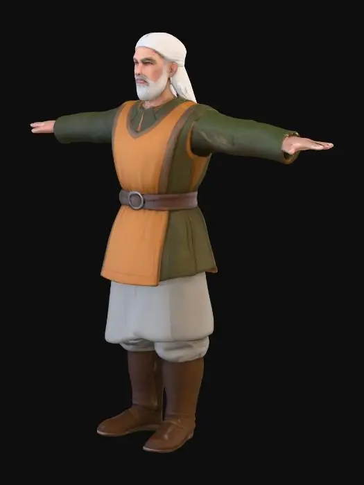 3D model for Nordic Merchant Man