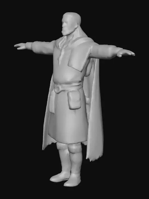 3D model for Nordic Merchant Man