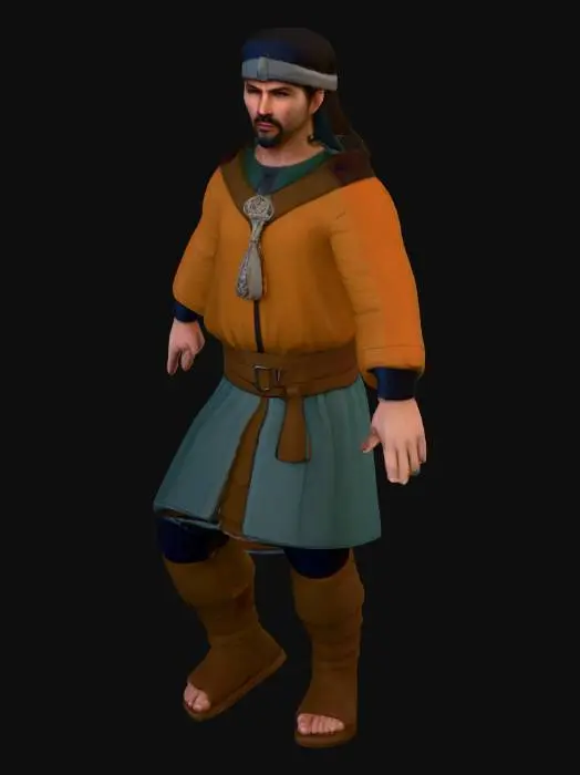 3D model for Nordic Merchant Man