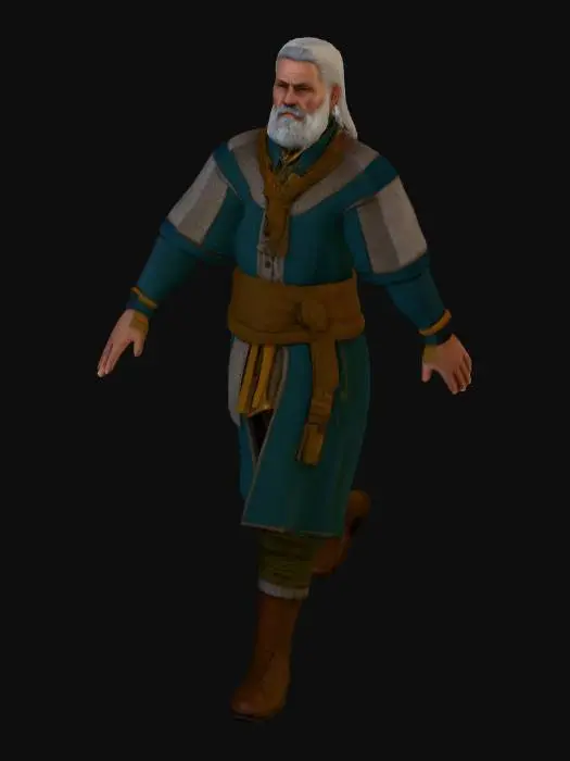 3D model for Nordic Merchant Man