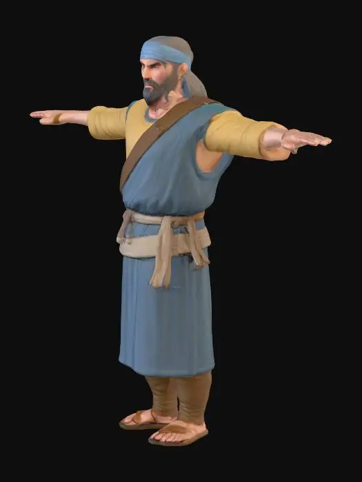 3D model for Nordic Merchant Man