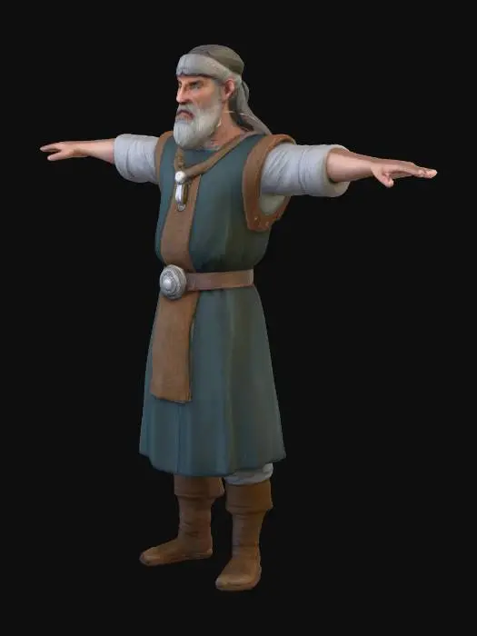 3D model for Nordic Merchant Man