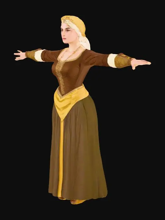 3D model for Nornand Merchant Woman