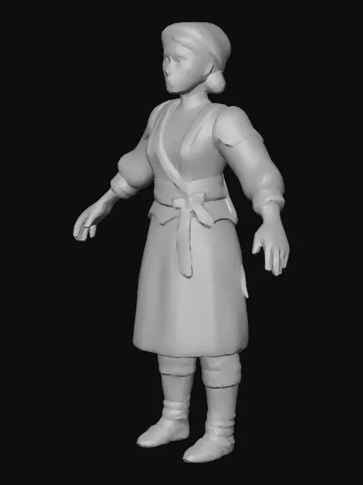3D model for Village Maid