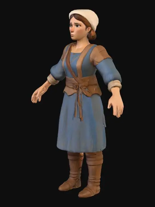 3D model for Village Maid