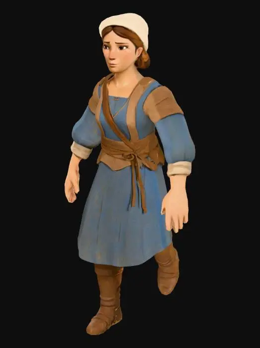 3D model for Village Maid