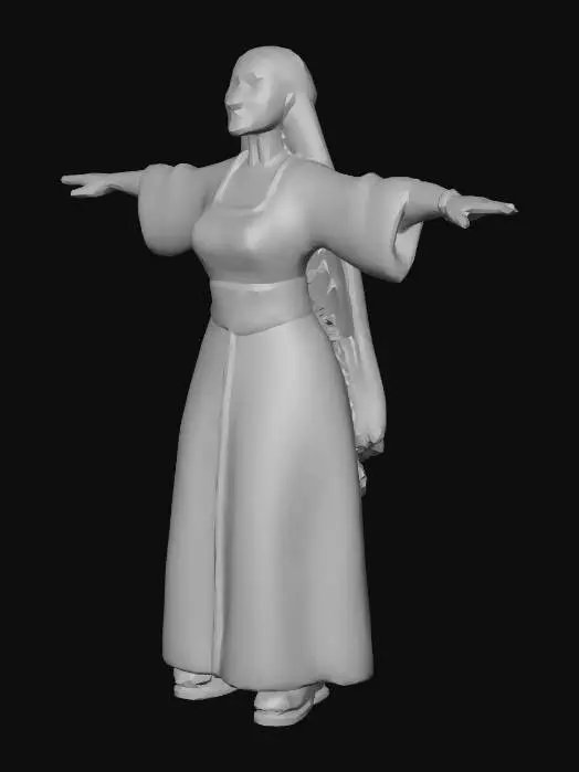 3D model for Britain Old Woman