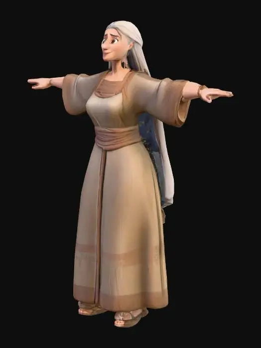 3D model for Britain Old Woman