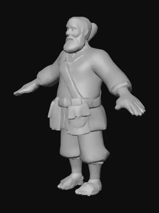 3D model for Britain Elder Man