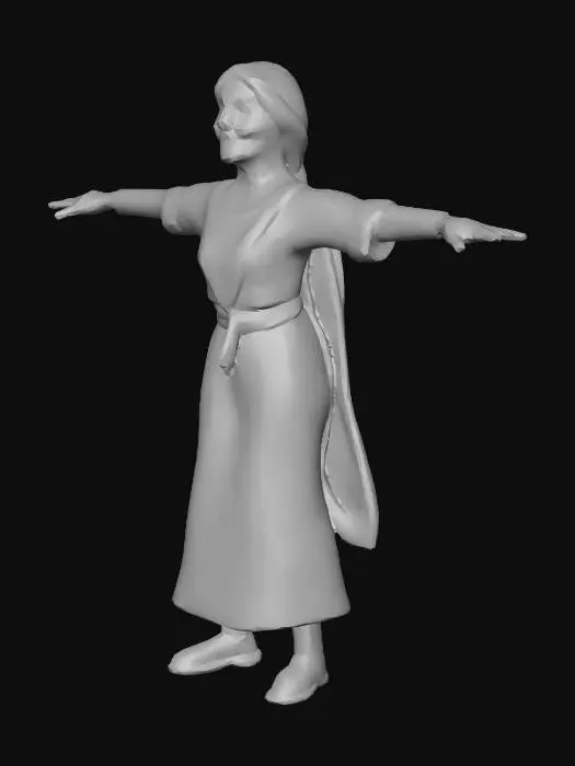 3D model for Normand Elder Woman