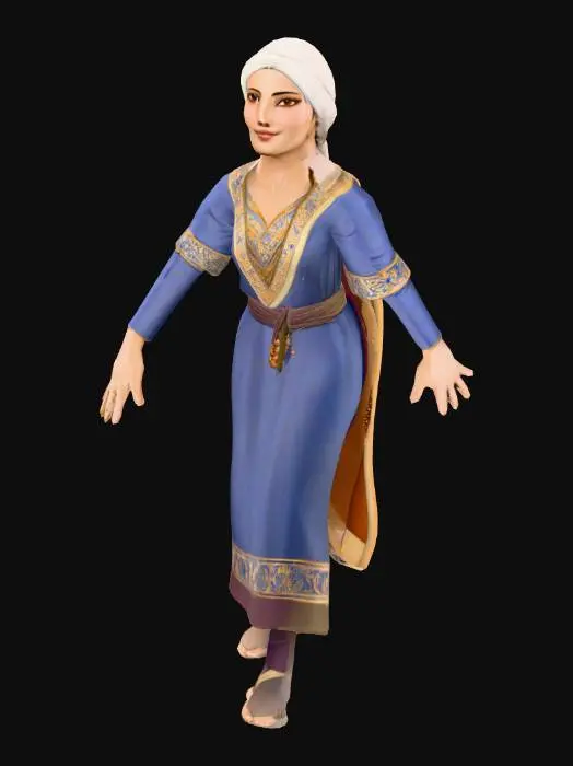 3D model for Normand Elder Woman