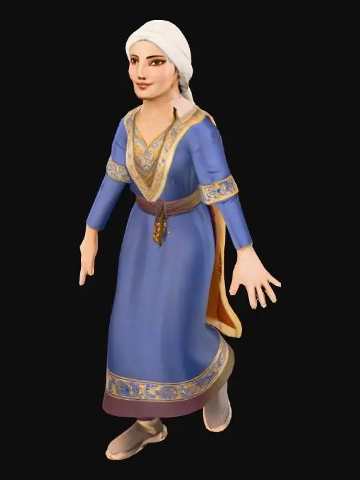 3D model for Normand Elder Woman