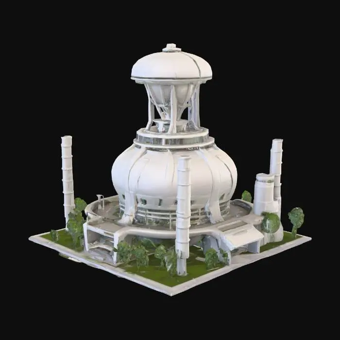 3D model for Industry Processing Food