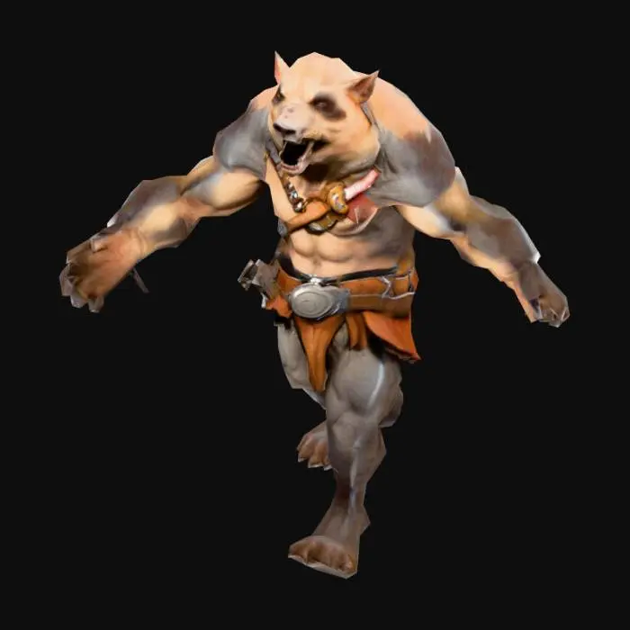 3D model for Gnoll Tirre