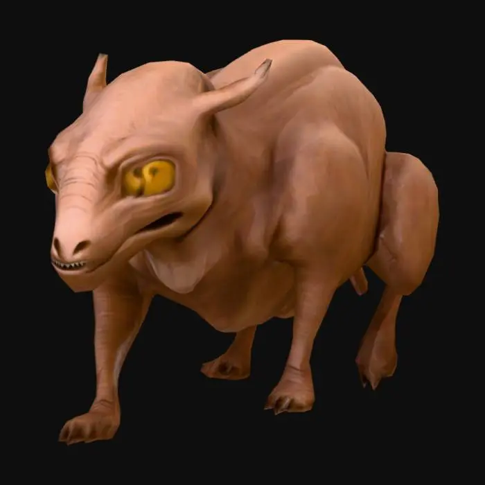 3D model for Alien Livestock