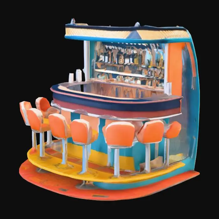 3D model for Bar lanchonete