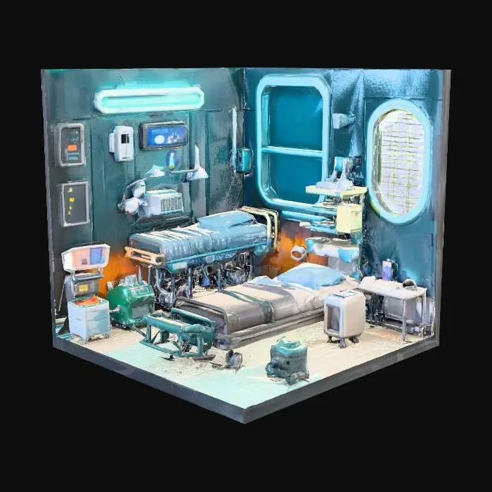 3D model for Room Infirmary