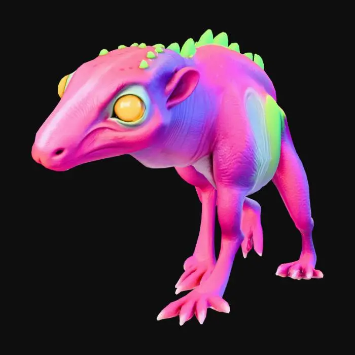 3D model for Exotic Alien Animal