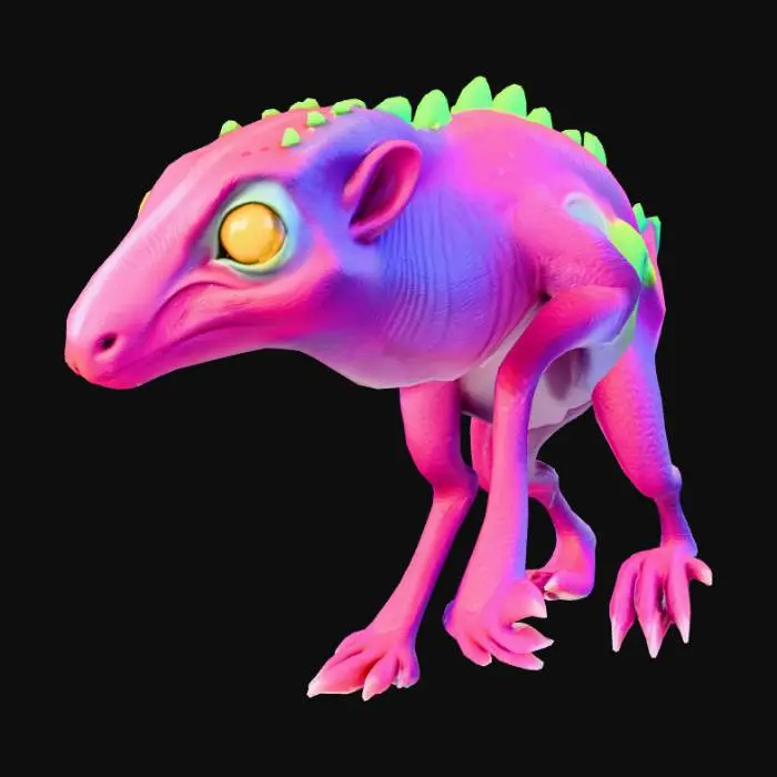3D model for Exotic Alien Animal
