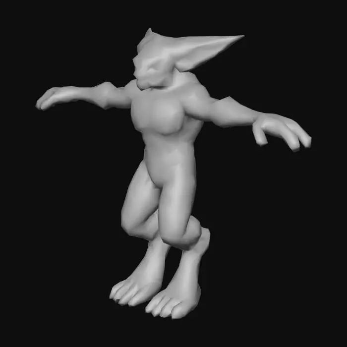 3D model for um guerreiro alienígena; corpo robusto, musculoso; carrega uma mochila de couro nas costas,;usa um cinturão com diversos dispositivos; altamente detalhado, ultra realístico; arte para jogo mobile