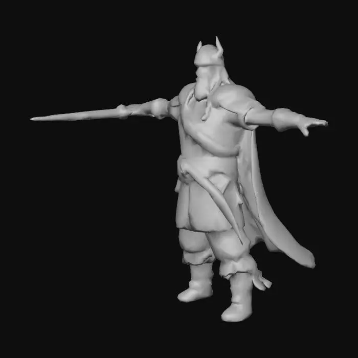 3D model for Viking Warrior