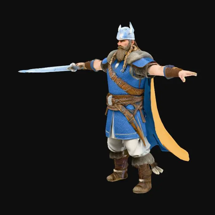 3D model for Viking Warrior