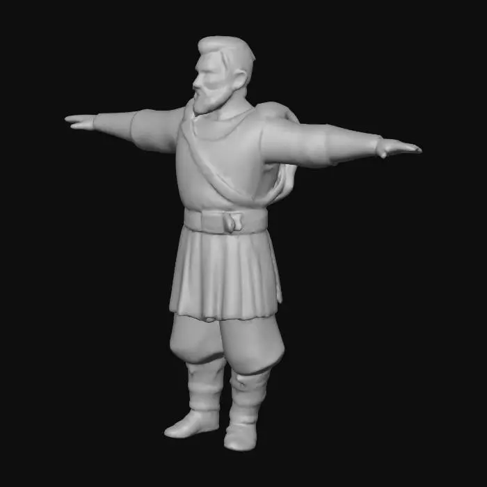 3D model for German Tribe Citizen