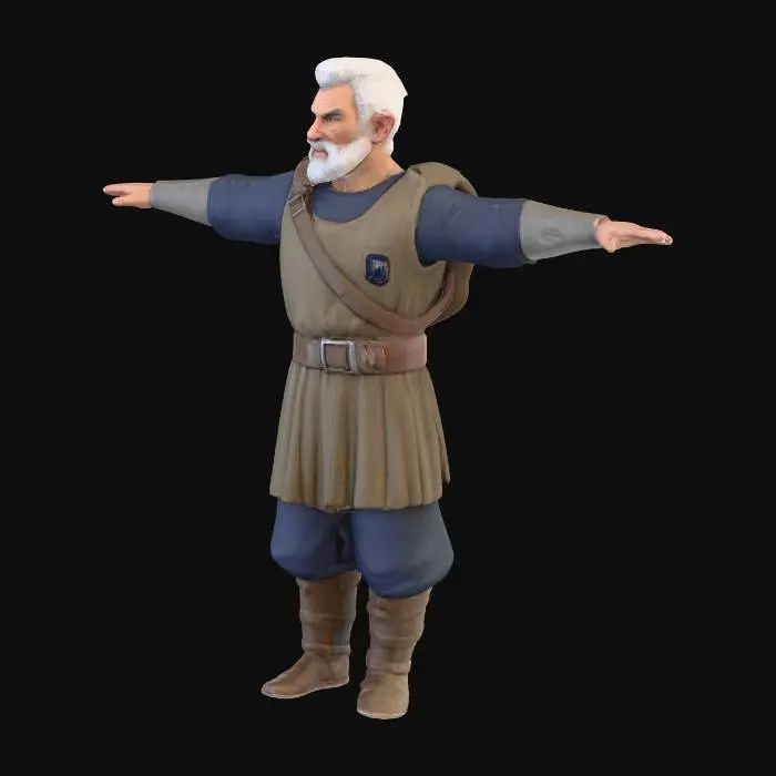 3D model for German Tribe Citizen