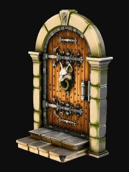 3D model for Gothic Archway Doorway
