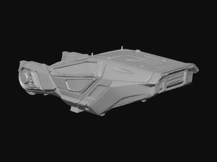 3D model for Futuristic Hovercar Model