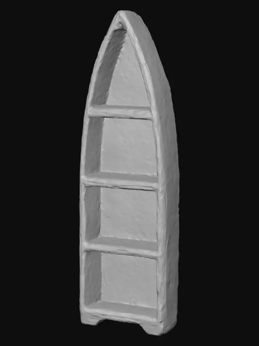 3D model for Boat-Shaped Bookshelf