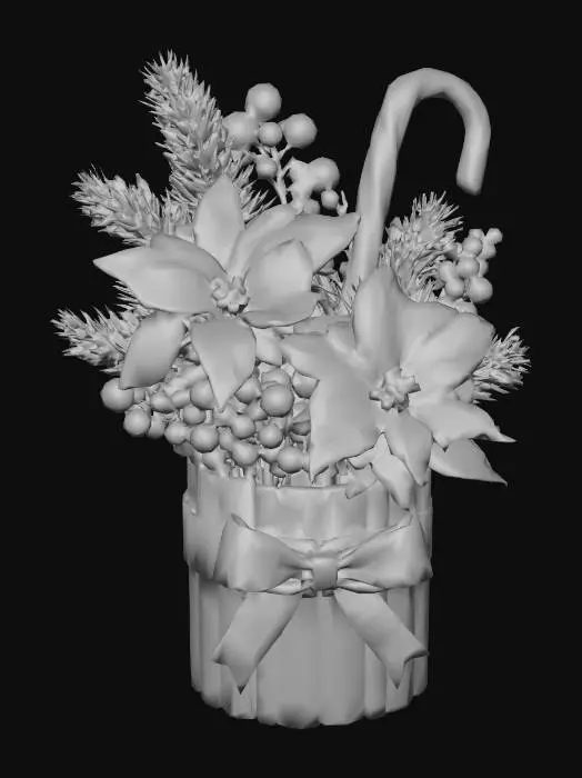 3D model for Holiday Arrangement, #Christmas2025#