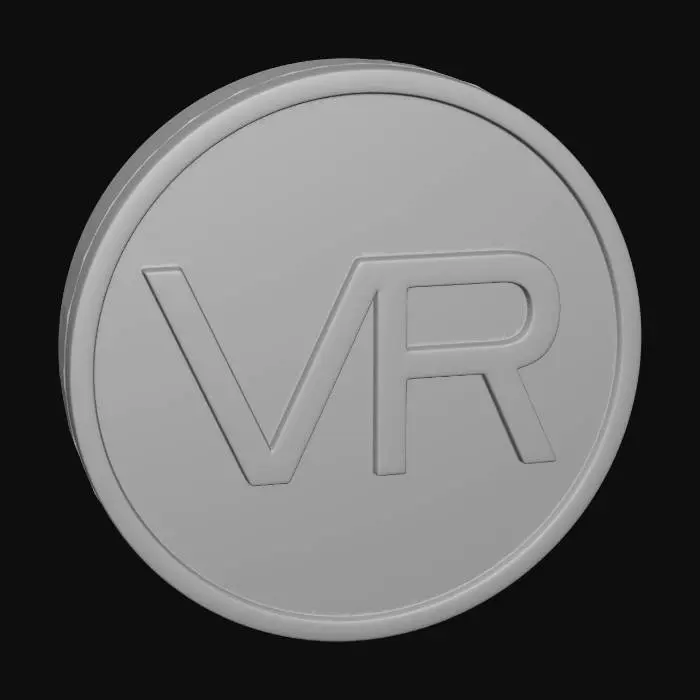 3D model for VR Circle Logo