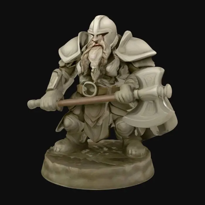 3D model for Dwarven Sentinel