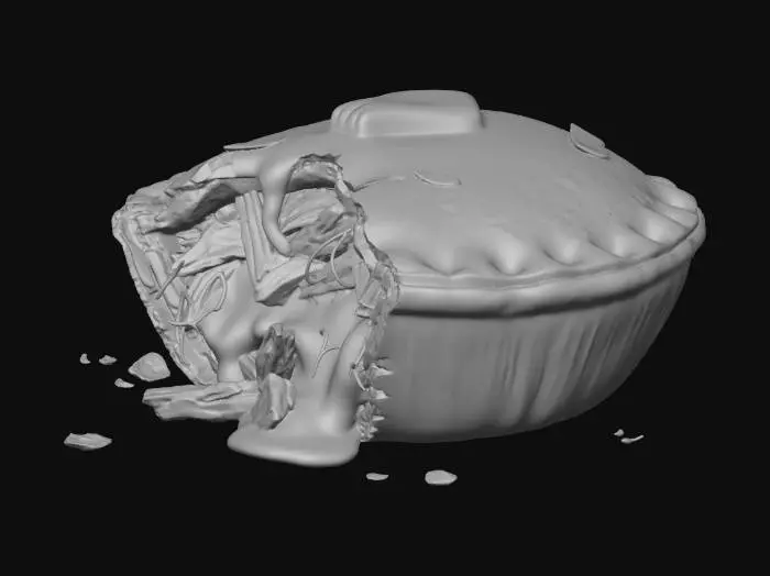 3D model for Empada de Frango