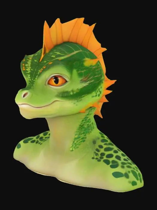 3D model for argonian, dragonborn