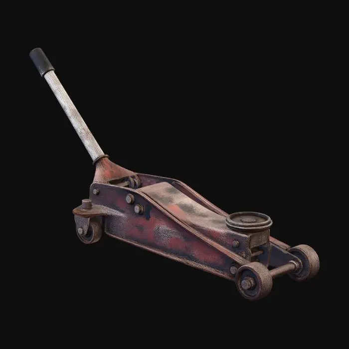3D model for Rusty Floor Jack