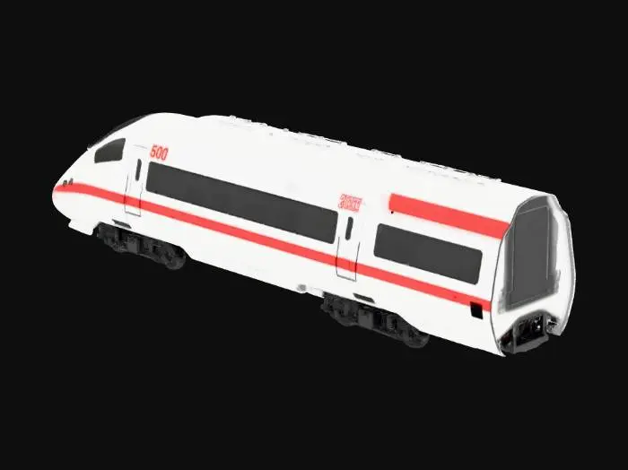 3D model for realistic Shinkansen 500 series train