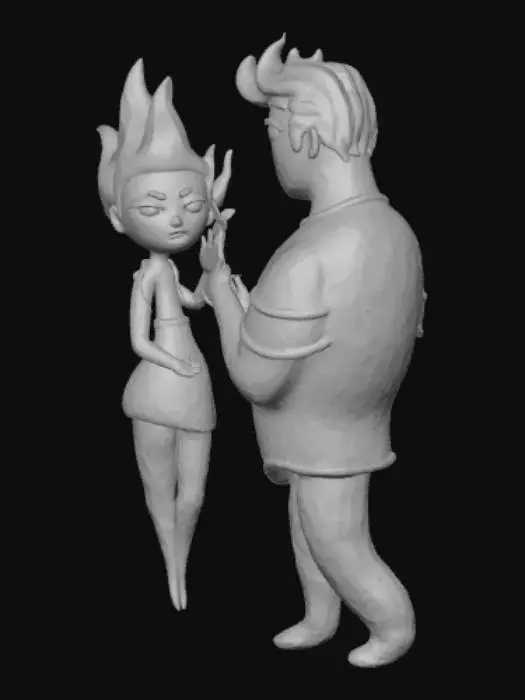 3D model for Frozen Flame