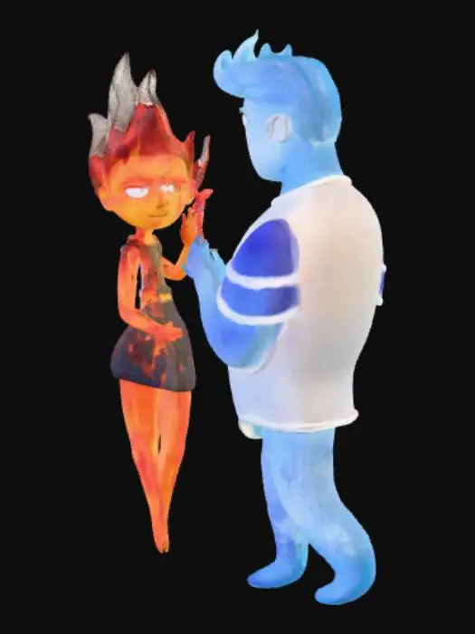 3D model for Frozen Flame