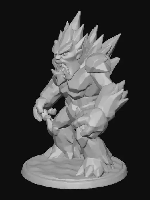 3D model for Frosted Stone Guardian