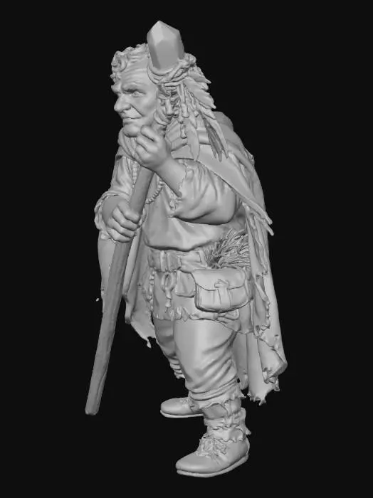 3D model for Mystic Wanderer