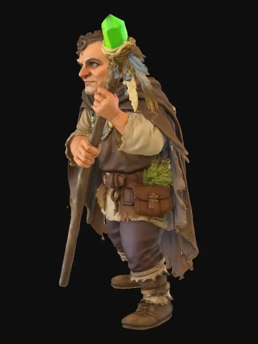 3D model for Mystic Wanderer