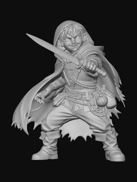 3D model for Rogue Adventurer
