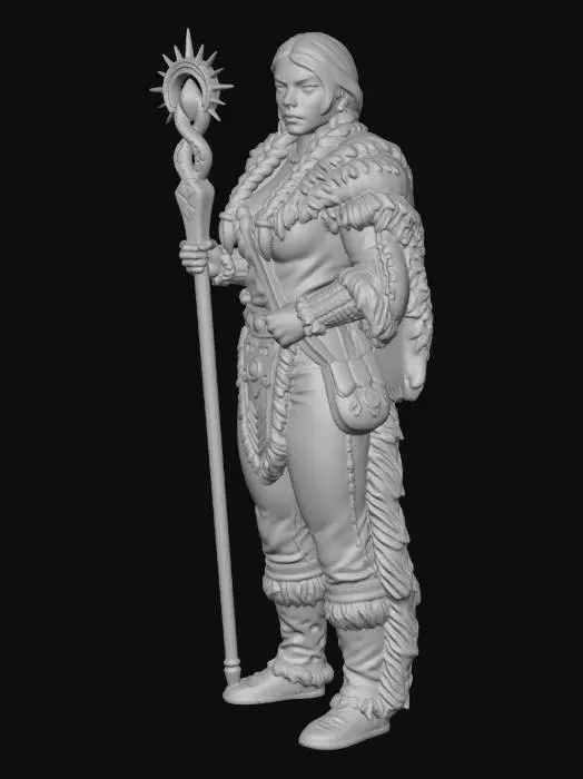 3D model for Mystic Wanderer