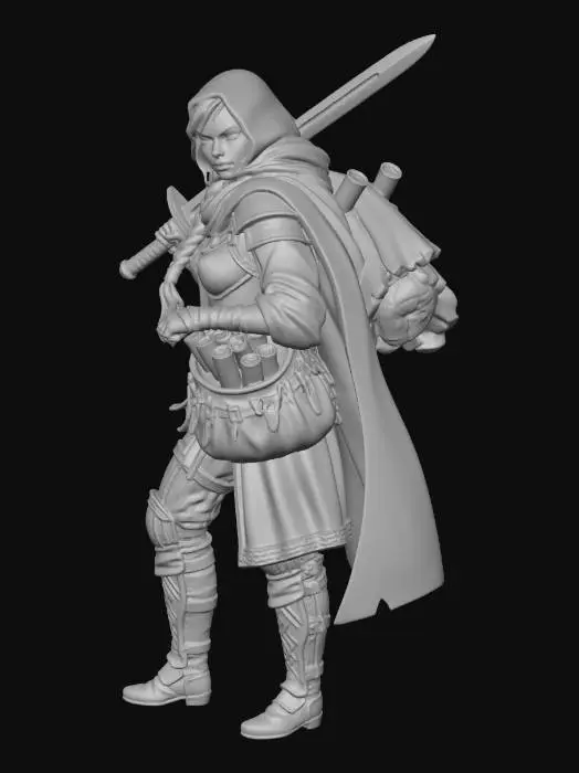 3D model for Warrior Scout