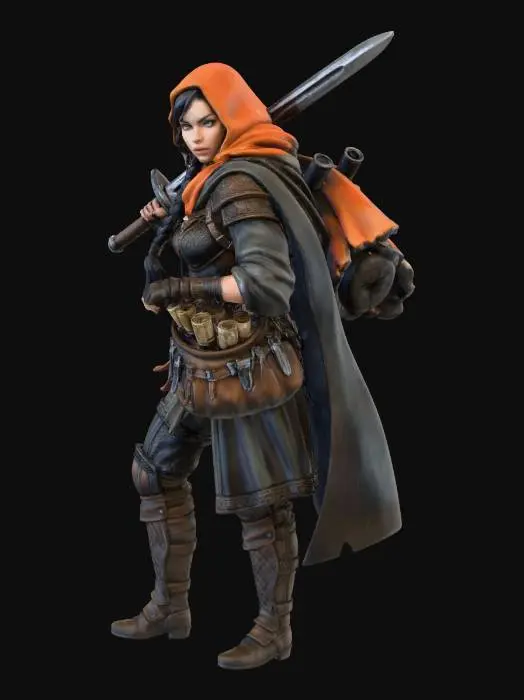 3D model for Warrior Scout