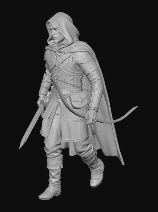 3D model for Archer's Vigil