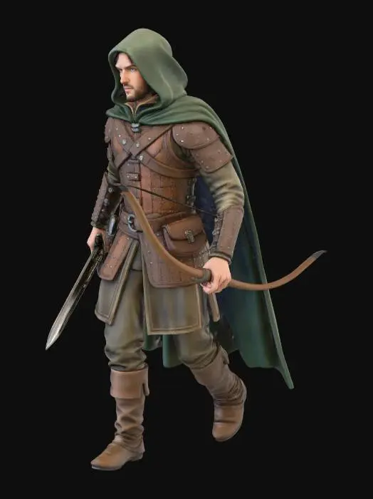 3D model for Archer's Vigil