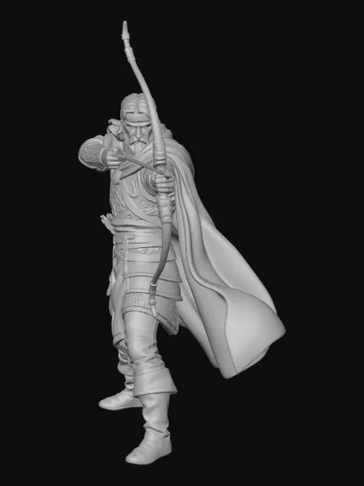 3D model for Archer of the Emerald Forest